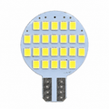 Siweex 24-SMD 2835 T10 LED Bulb – 6000K White, DC 12V - Pack of 10