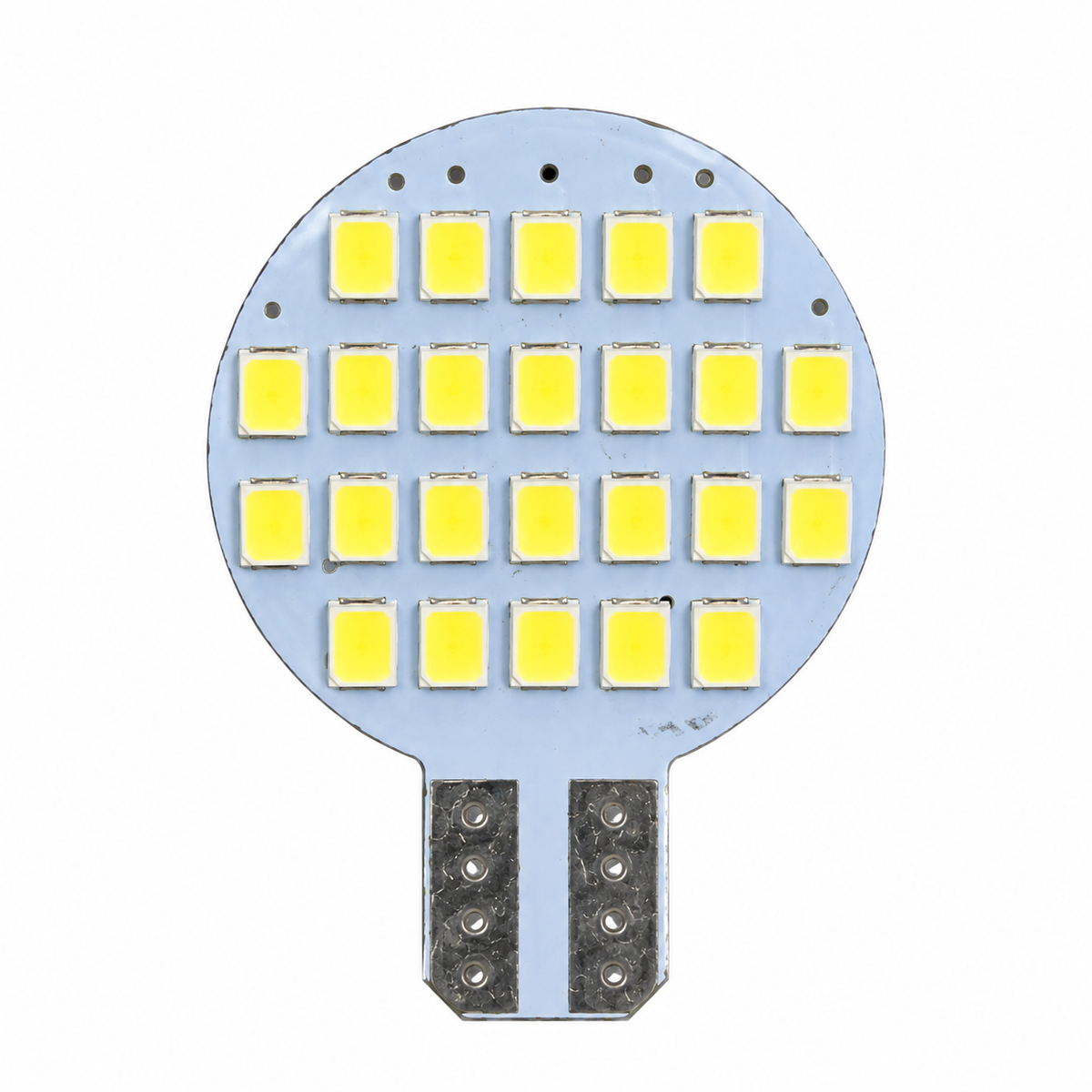 Siweex 24-SMD 2835 T10 LED Bulb – 6000K White, DC 12V - Pack of 10