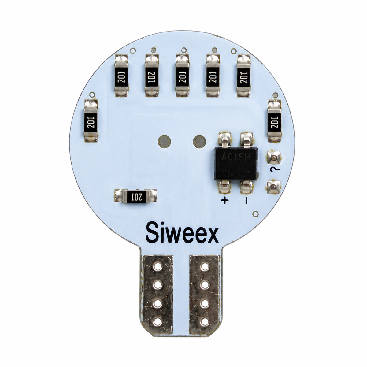 Siweex 24-SMD 2835 T10 LED Bulb – 6000K White, DC 12V - Pack of 10