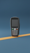Handheld Barcode Scanner With Reinforced Grip