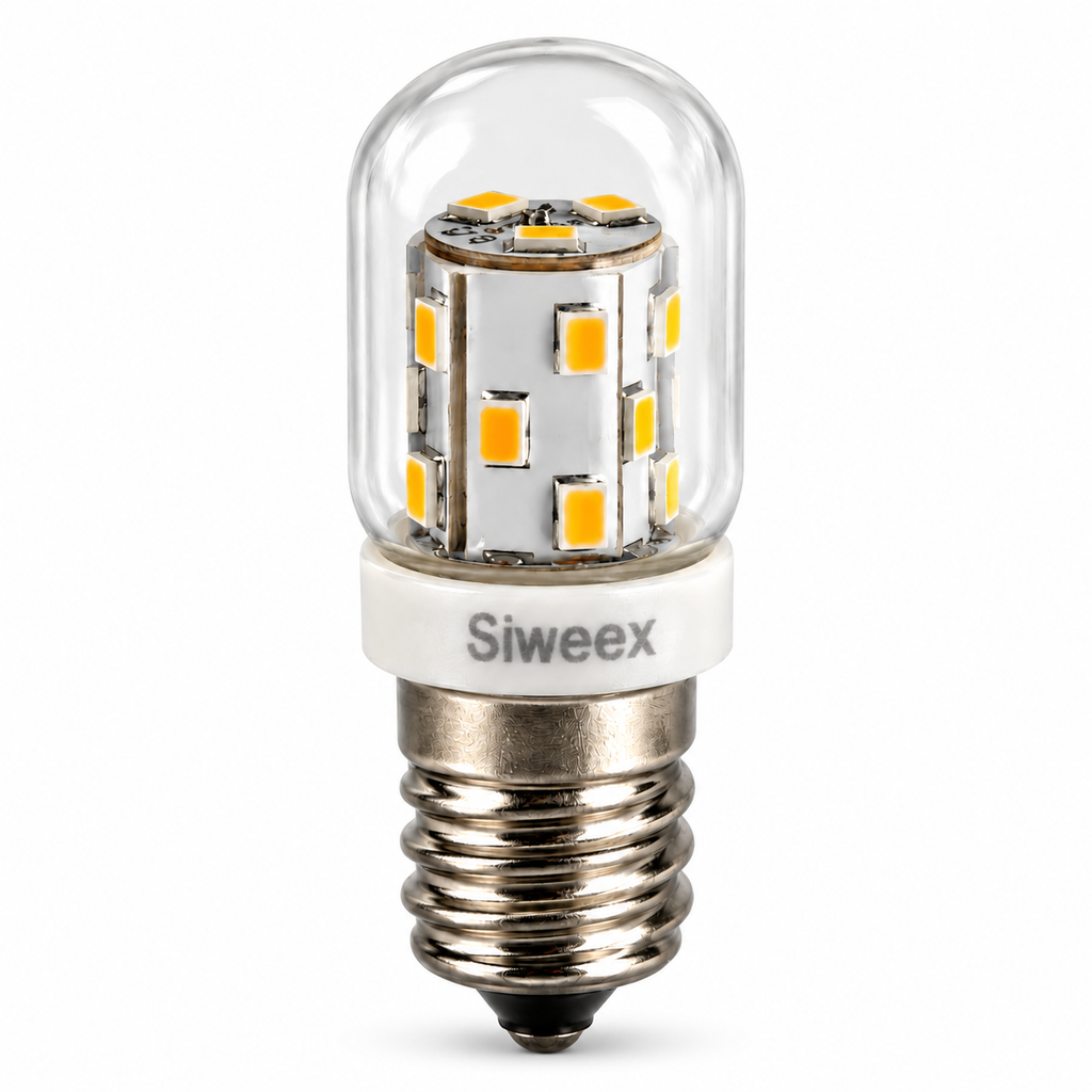 Siweex E14 LED Light Bulb – 18 SMD 2835 LEDs, 110V, 3000K Warm White - Pack of 6