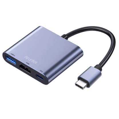 Type-C Hub to USB-A HDMI PD